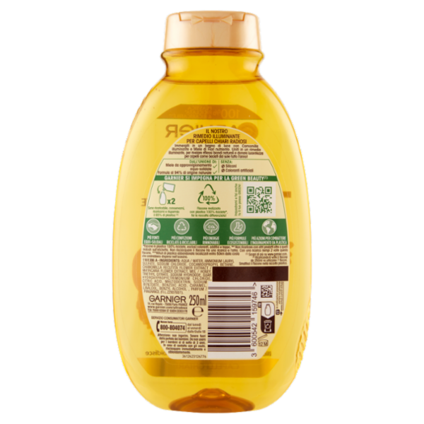 Garnier Shampoo Ultra Dolce Camomilla & Miele di Fiori Shampoo Illuminante 250 ml