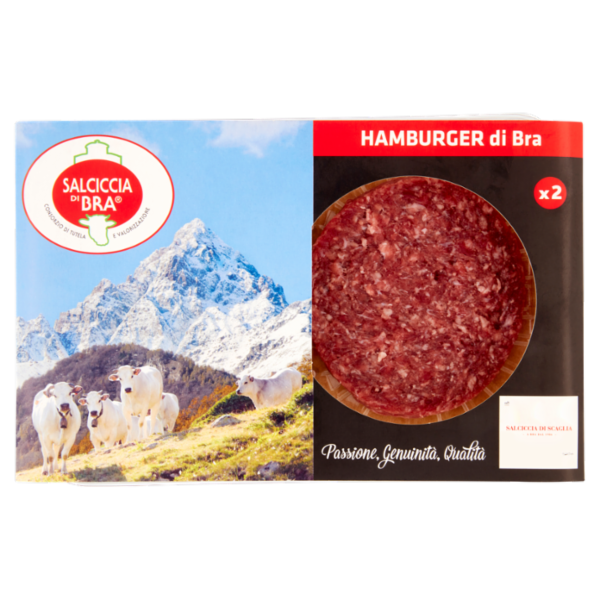 macelleriaScaglia Hamburger di Bra 2 x 80 g