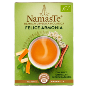 Pompadour NamasTe Tisana Ayurvedica Biologica Felice Armonia 15 x 2 g