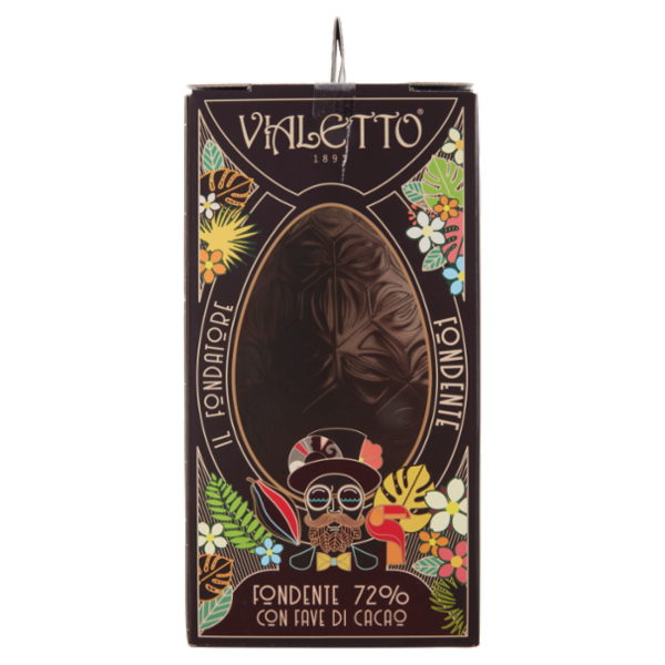 Vialetto il Fondatore Fondente 72% con Fave di Cacao 300 g