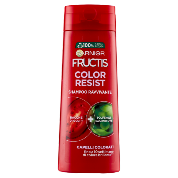 Garnier Shampoo Fructis Color Resist, Ideale per Capelli Colorati