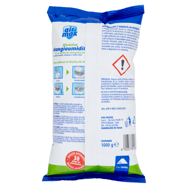 air max Mangiaumidità Ricarica Fragranza Neutra 1000 g
