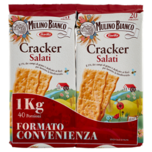Mulino Bianco Cracker Salati Con Farina Sostenibile 500g X2