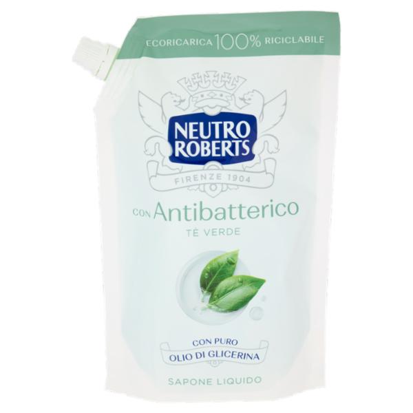Neutro Roberts con antibatterico con tè verde naturale Sapone Liquido 400 ml