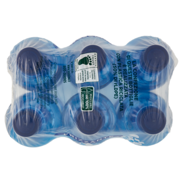 LEVISSIMA, Acqua Frizzante R-PET 25% 6 x 0,5 L