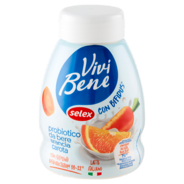Selex Vivi Bene Bifidus Drink Arancia e Carota 200 g