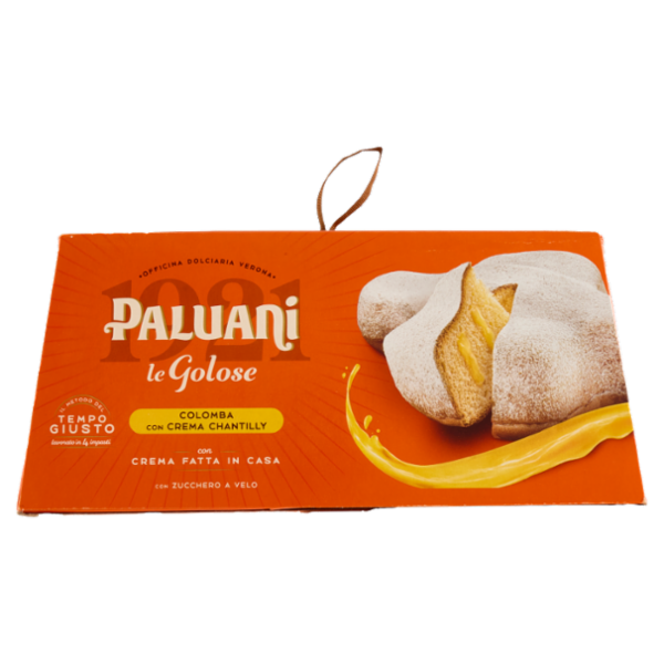 Paluani Colomba di Pasticceria Farcita con Delicata Crema Chantilly 750 g