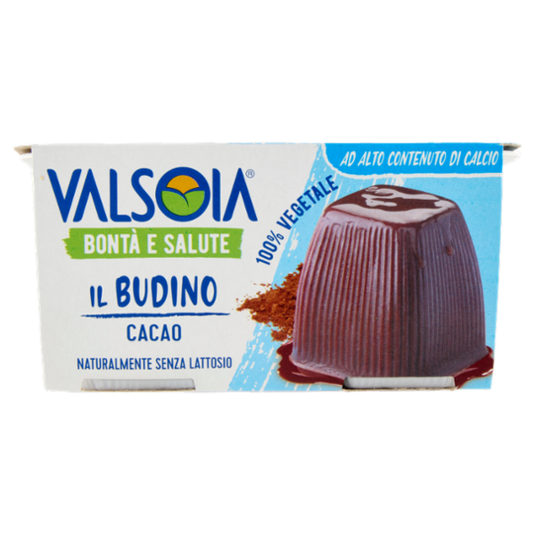 Valsoia Bontà e Salute il Budino Cacao ad alto contenuto di calcio 2 x 115 g
