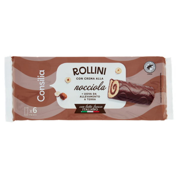Consilia Rollini con Crema alla Nocciola 6x37 g