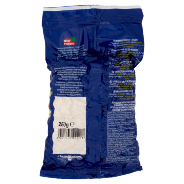 Mister Nut Snack Time Arachidi Tostate e Salate 250 g