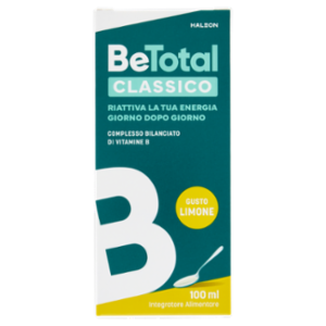 BeTotal Vitamina B Supporto Per Stanchezza e Sistema Immunitario Adulti e Bambini 3+ Limone 100 Ml