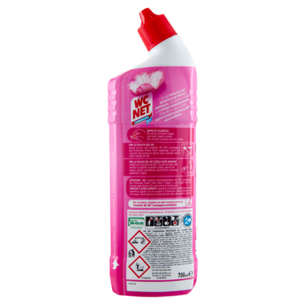 Wc Net - Candeggina profumata gel, flower fresh, 700 ml