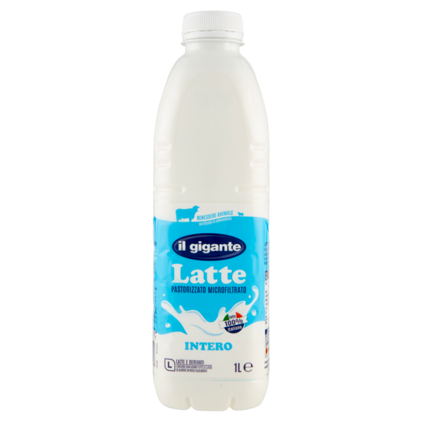 IL GIGANTE Latte Pastorizzato Microfiltrato Intero 1 L