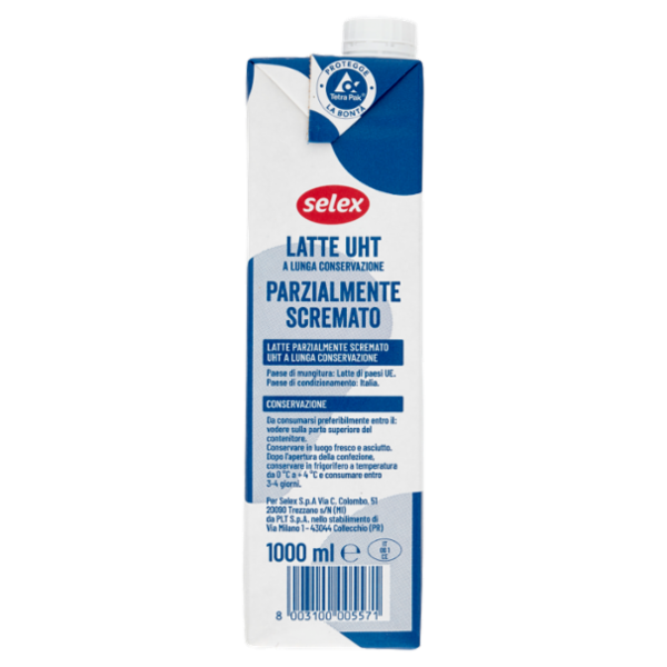 Selex Latte Uht Parzialmente Scremato 1 L