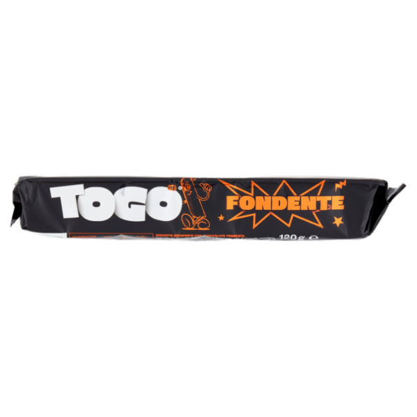 Pavesi Togo Fondente Snack Biscotto Ricoperto con Cioccolato Fondente 120g
