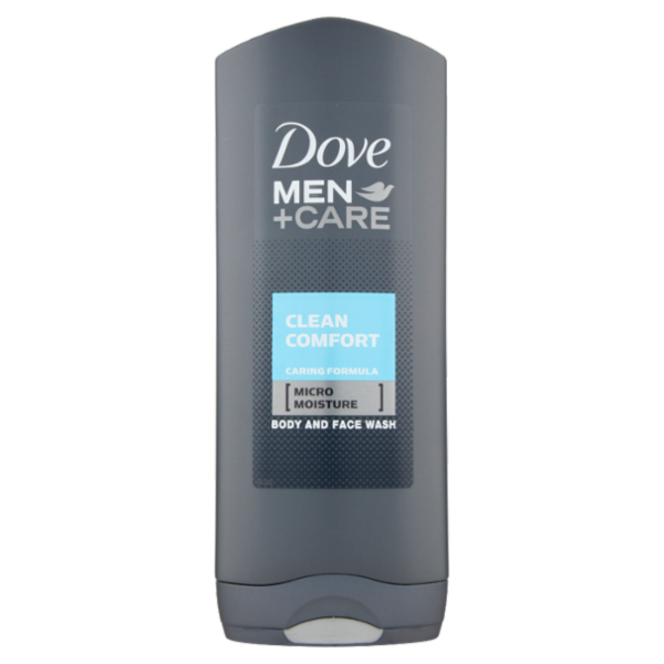 Dove Men+Care Clean Comfort Gel Doccia Corpo e Viso 400 ml