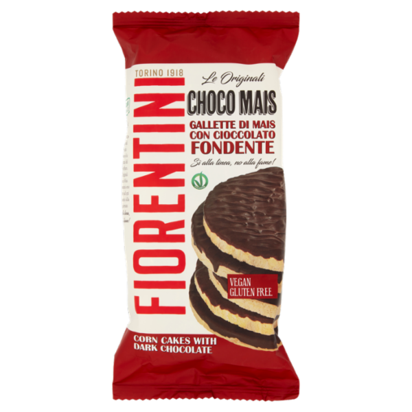 Fiorentini le Originali Choco Mais Gallette di Mais con Cioccolato Fondente 100 g