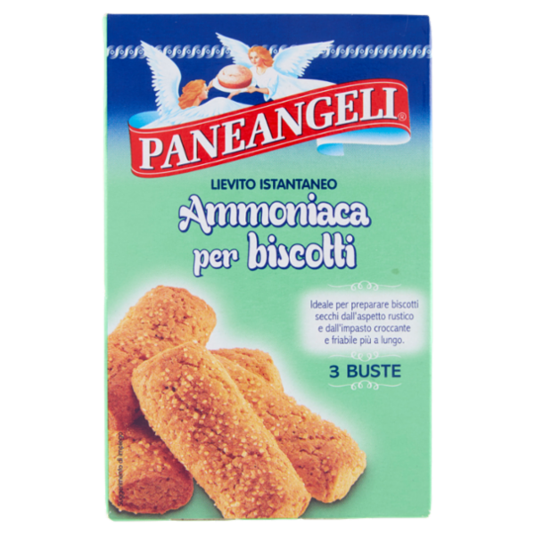 PANEANGELI Lievito Istantaneo Ammoniaca per biscotti 3 x 9 g