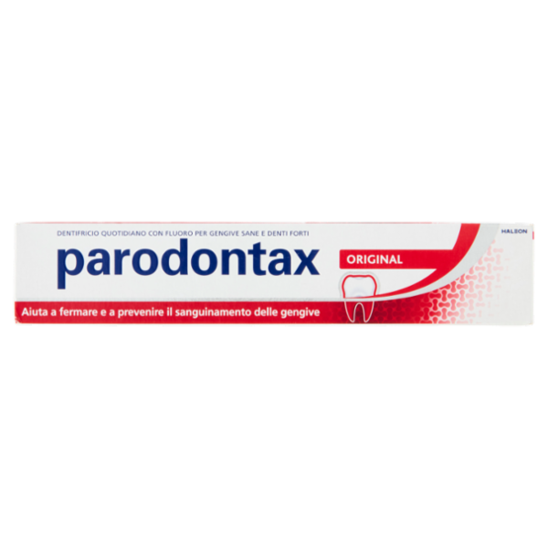 Parodontax original dentifricio quotidiano con fluoro per gengive più sane e denti forti 75 ml
