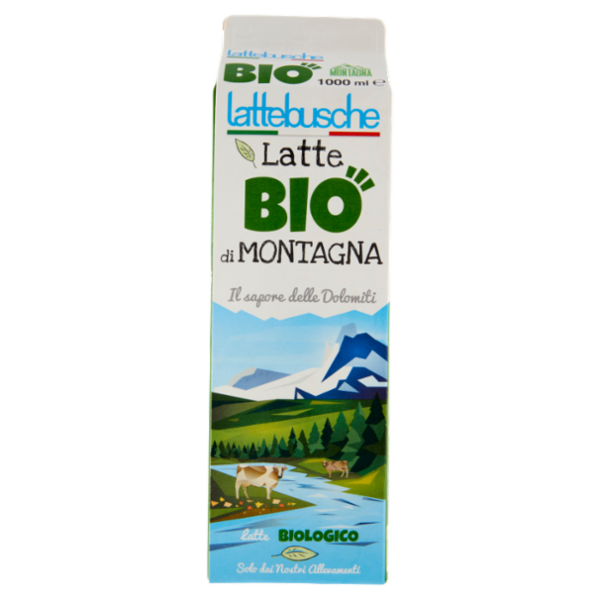 lattebusche Latte Bio di Montagna 1000 ml