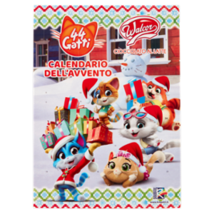 Walcor Calendario Dell'Avvento Cioccolato Al Latte 44 Gatti 75 g
