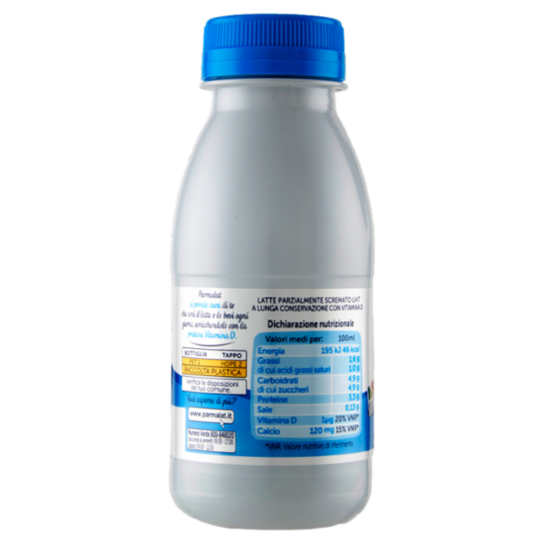 parmalat Bontà e Linea con Vitamina D Latte Parzialmente Scremato 100% Latte d'Italia 250 ml