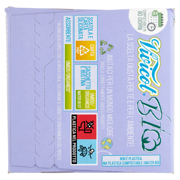 Vivicot Bio Assorbenti Anatomici Ripiegati in Bustina 14 pz