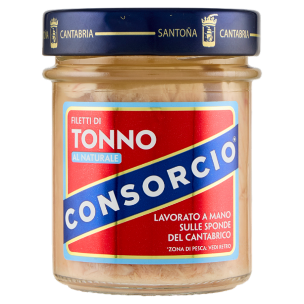 Consorcio Filetti di Tonno al naturale 180 g