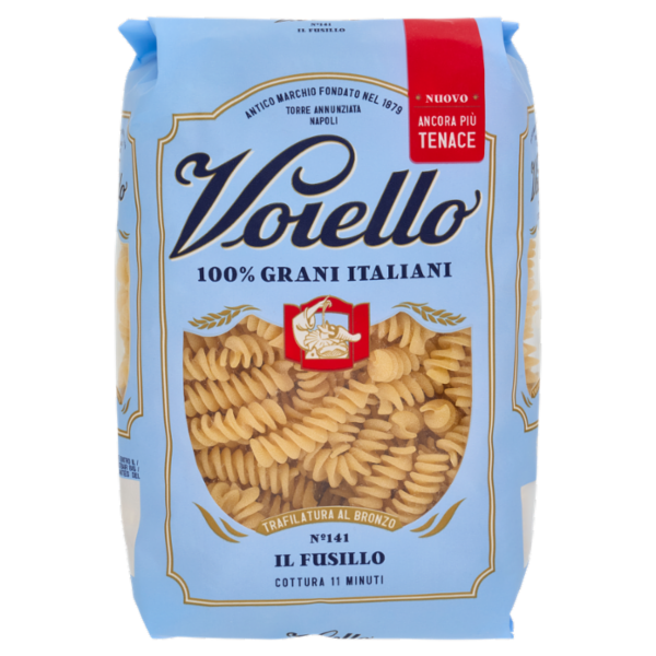 Voiello Pasta Il Fusillo N°141 grani 100% italiani Trafilata bronzo 500g