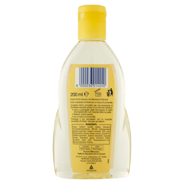 Infasil Intimo Purity fragranza Delicata 200 ml