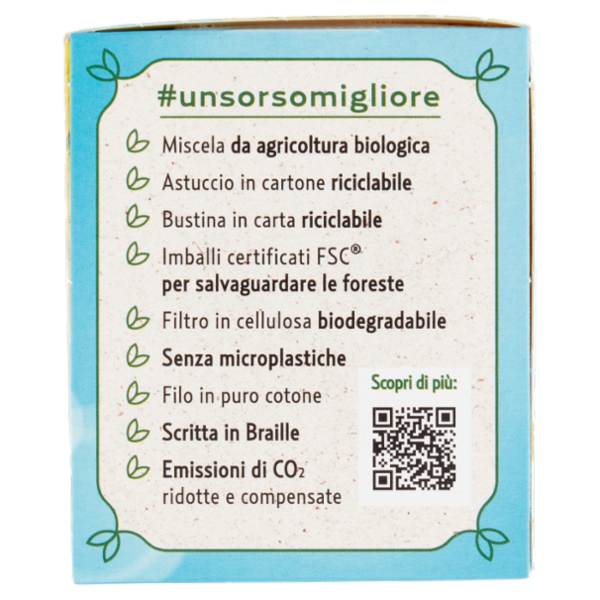 Pompadour Camomilla Finocchio da Agricoltura Biologica bustine 18 x 2 g