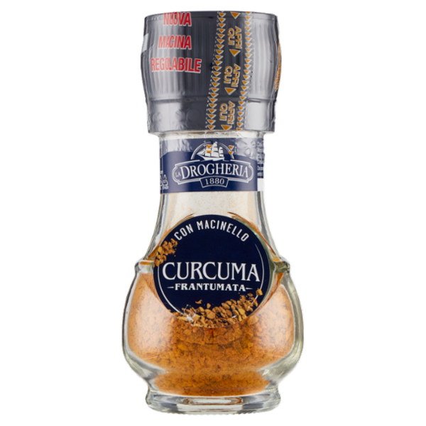 La Drogheria 1880 Curcuma Frantumata con Macinello 48 g