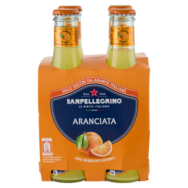 SANPELLEGRINO Naturali Aranciata 20cl x 4