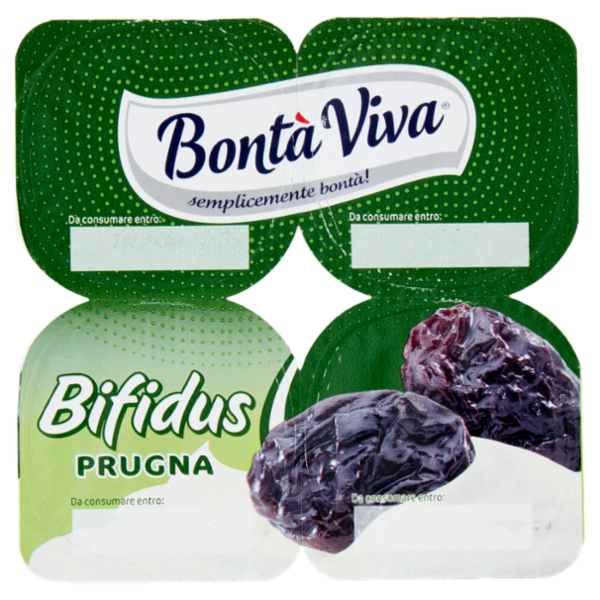 Bontà Viva Bifidus Prugna 4 x 125 g