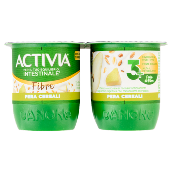 Activia Fibre Pera cereali 4 x 125 g