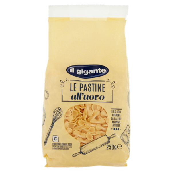 IL GIGANTE le Pastine all'uovo Farfalline N.15 250 g