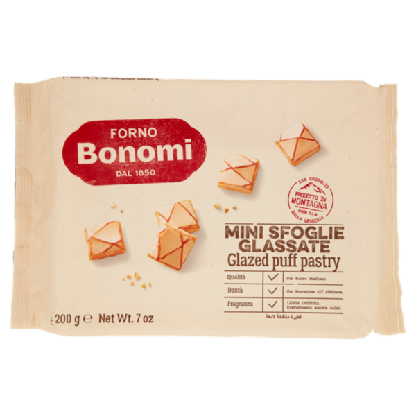 Forno Bonomi Mini Sfoglie Glassate 200 g