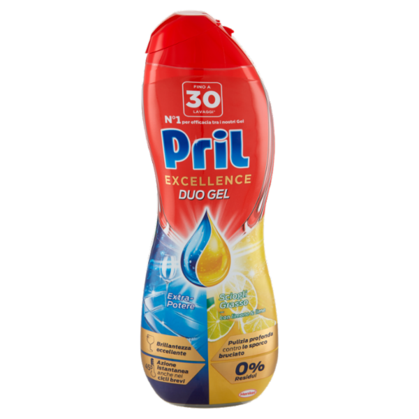 PRIL Excellence Duo Gel Limone 540ml