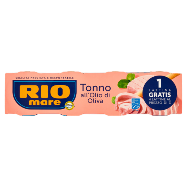 Rio mare Tonno all'Olio di Oliva 4 x 120 g