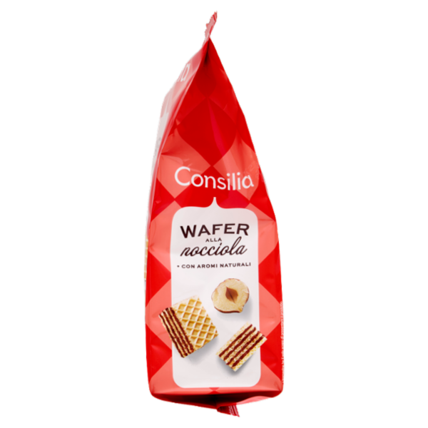 Consilia Saper Scegliere Wafers alla Nocciola 250 g (senza olio di palma)