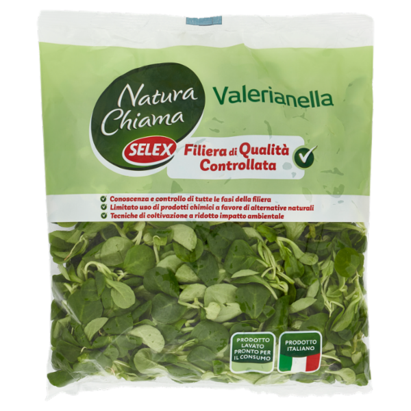 Selex Natura Chiama Valerianella Lavata e Pronta per il Consumo 150 g
