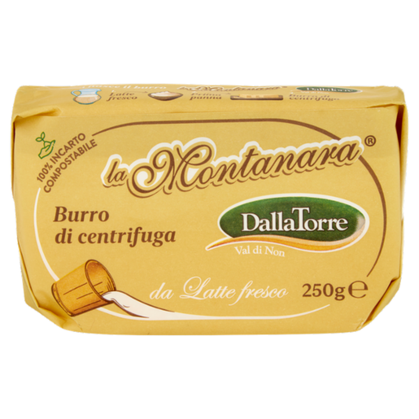DallaTorre la Montanara Burro di centrifuga da Latte fresco 250 g