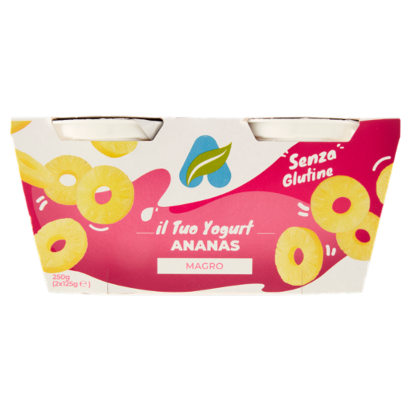 Centrale del Latte Alessandria e Asti il tuo Yogurt Ananas Magro 2 x 125 g