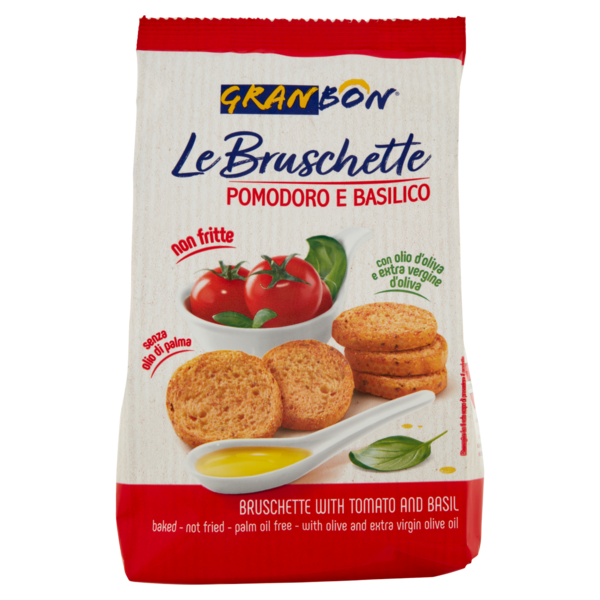 Granbon Le Bruschette Pomodoro e Basilico 150 g