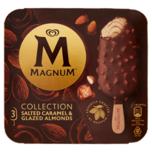 Magnum Collection Salted Caramel & Glazed Almonds 3 Gelati 222 g
