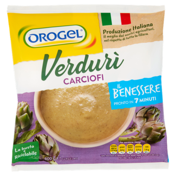 Orogel il Benessere Verdurì Carciofi Surgelati 600 g