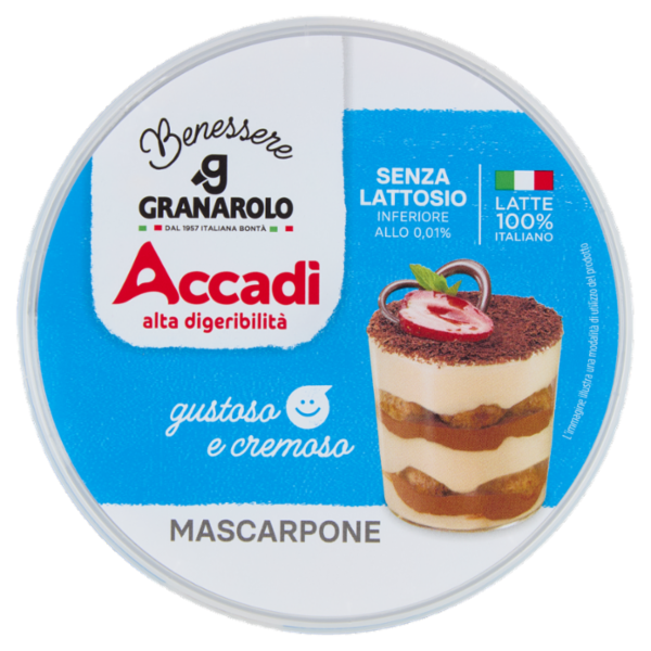 Accadì Mascarpone Senza Lattosio* 250 g