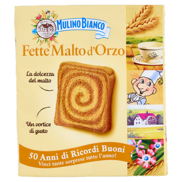 Mulino Bianco Fette Biscottate Malto d'Orzo 315g