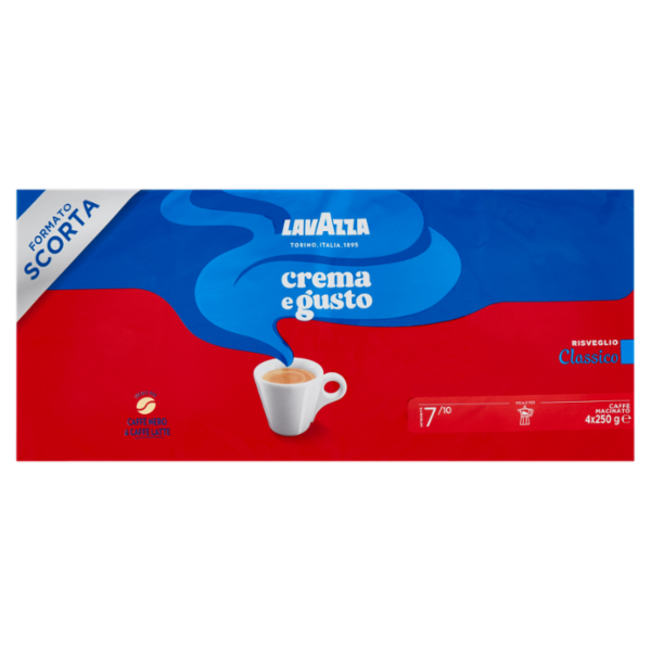 Lavazza crema e gusto Classico Caffè Macinato 4 x 250 g