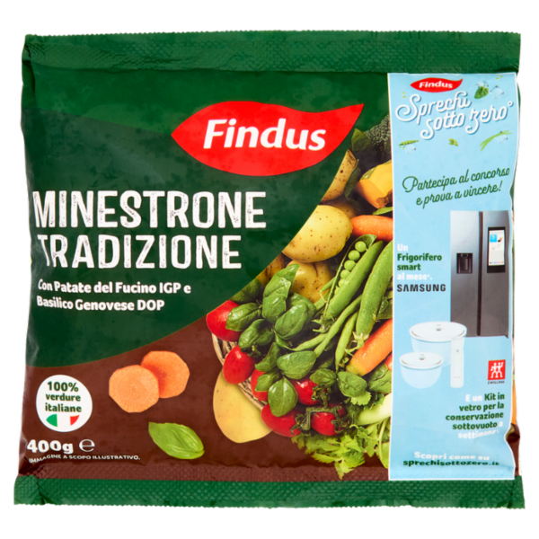 Findus Minestrone Tradizione - con Verdure IGP e DOP 400 g